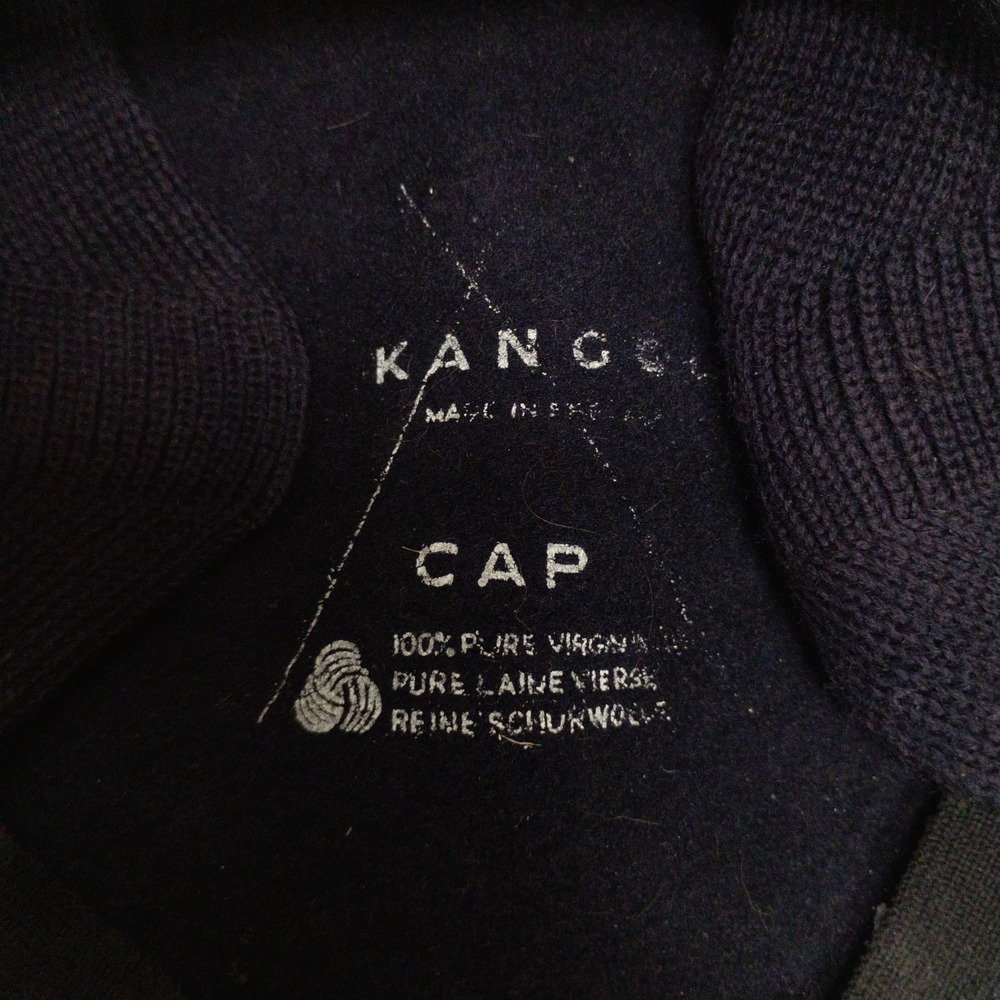 Kangol 504 Earlap Wool Cap Brown Medium Made in England Ribbed Earflaps Vintage - Picture 10 of 10